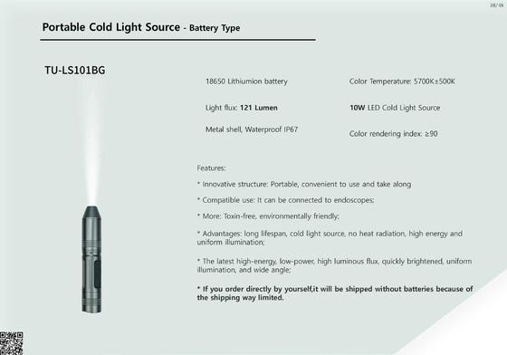 comprare Tuyou TU-LS101BG Sorgente di luce fredda portatile a LED da 10W per uso medico USB per otorinolaringoiatria fabbricazione online