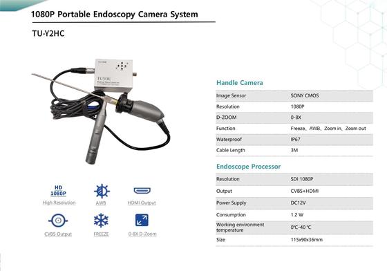 comprare TUYOU TU-Y2HC FHD Portable Medical Endoscope Camera with HDMI/CVBS FOR ENT,0-8X D-Zoom fabbricazione online