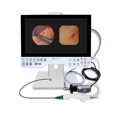 Sistema doppio flessibile e rigido tutto in un unico sistema di telecamere endoscopiche FHD da 15 pollici