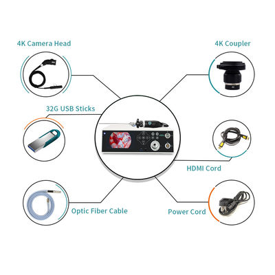 TUYOU LED 100W 4K Endoscopia sistema di fotocamera integrato nella sorgente luminosa per Laparoscopio
