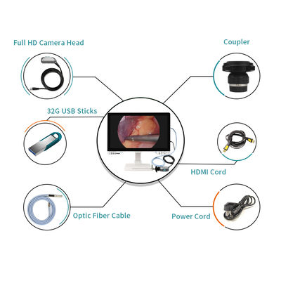 Sistema di telecamere 4K All In One Endoscope Luce LED integrata con monitor medico da 32 pollici