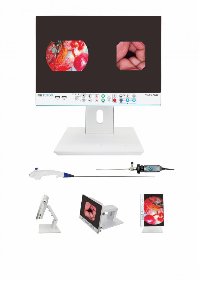 Fotocamera endoscopica medica full HD con monitor medico LCD Fotocamera endoscopica Video Endoscope System con 80W Ligh 4